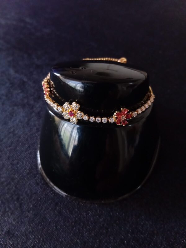 Pulsera ajustable oro laminado