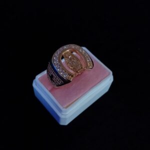 Anillo caballero oro laminado