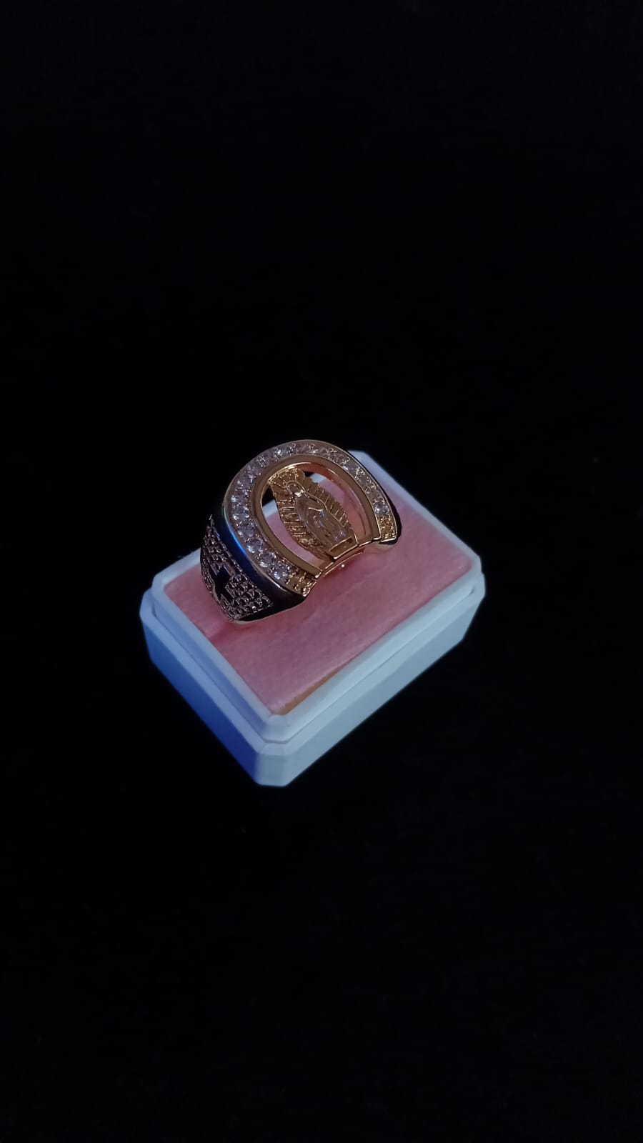 Anillo caballero oro laminado