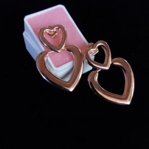 Arete chunky oro laminado