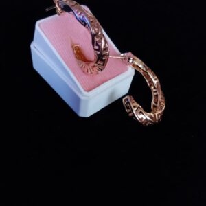 Arete chunky oro laminado