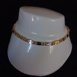 Pulsera delgada oro laminado