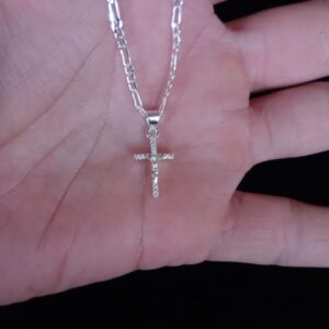 Cruz chica oro laminado