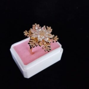 Anillo tendencia oro laminado