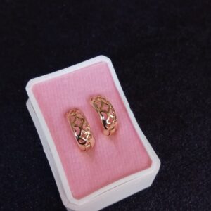 Arracada huggies oro laminado