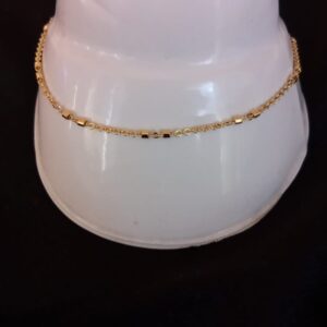 Pulsera delgada oro laminado