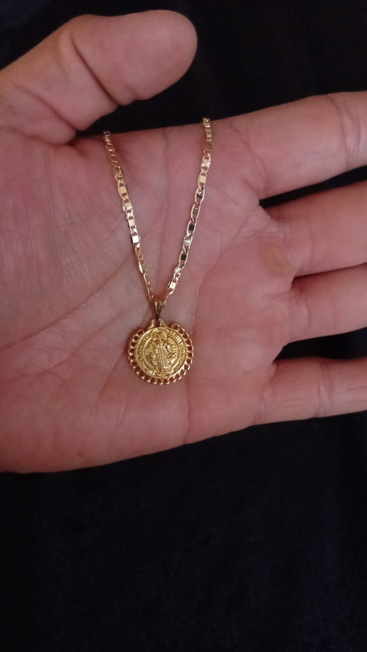 Moneda San Benito oro laminado