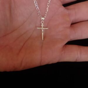 Cruz chica oro laminado