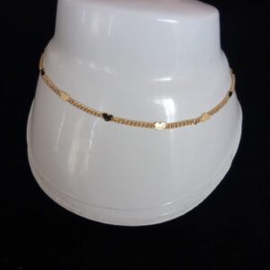 Pulsera delgada oro laminado
