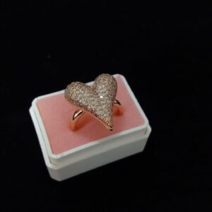 Anillo tendencia oro laminado