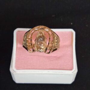Anillo caballero oro laminado