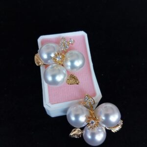 Arete tendencia oro laminado