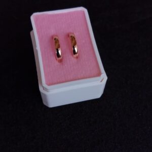 Arracada huggies oro laminado