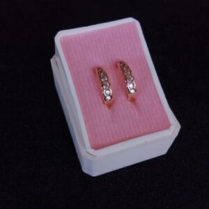 Arracada huggies oro laminado