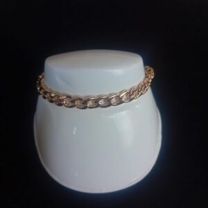 Tobillera oro laminado