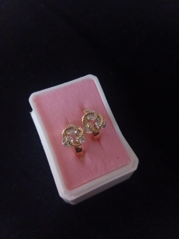 Arracada huggies oro laminado