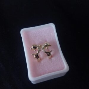 Arracada huggies oro laminado
