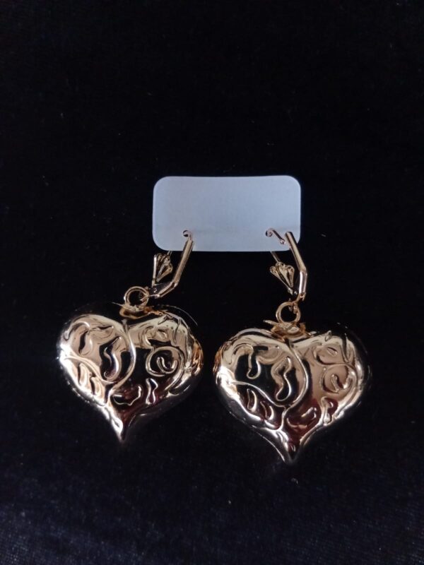 Arete chunky oro laminado