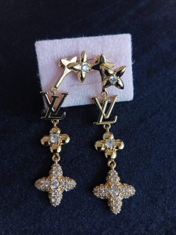 Arete tendencia oro laminado