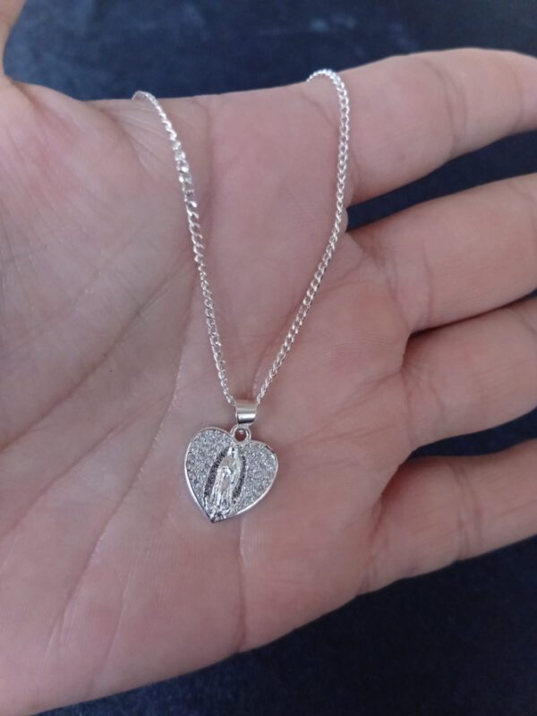 Medalla zirconia oro laminado