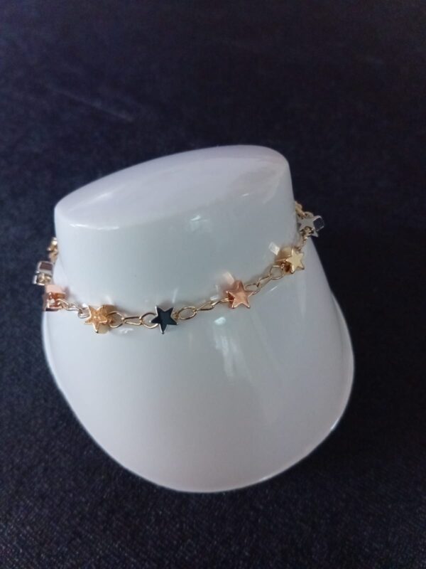 Pulsera ajustable oro laminado