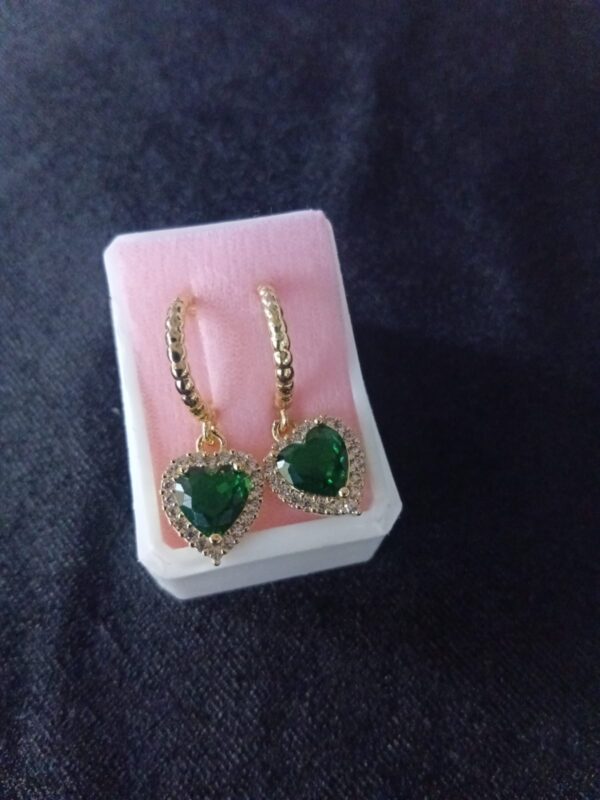 Arete poste mariposa oro laminado