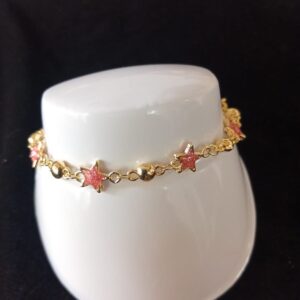 Pulsera ojo turco oro laminado