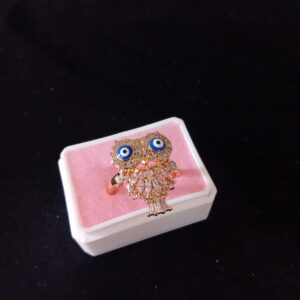 Anillo tendencia oro laminado