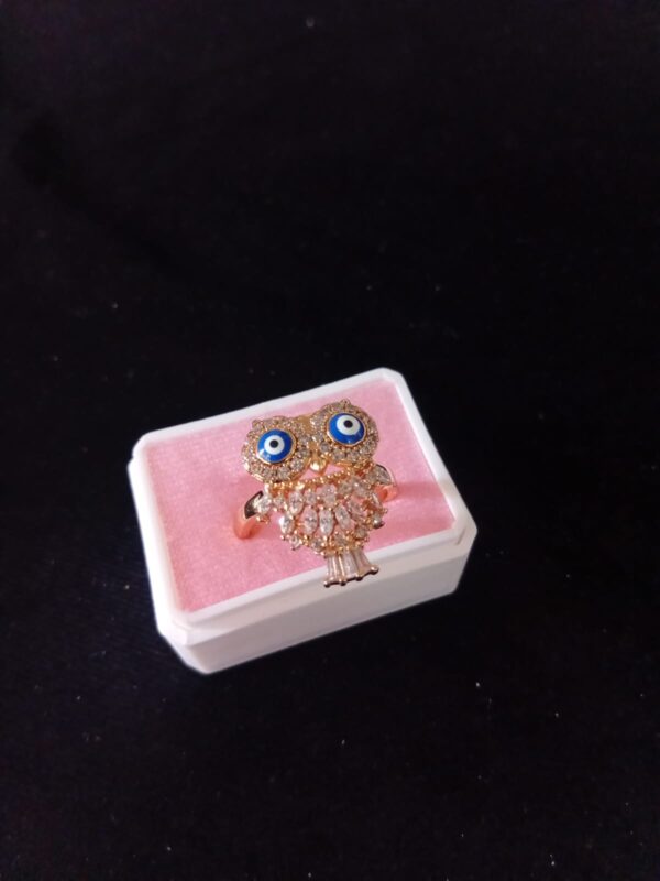 Anillo tendencia oro laminado