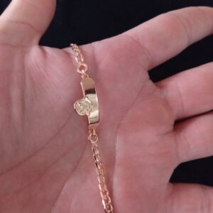 Esclava niños oro laminado
