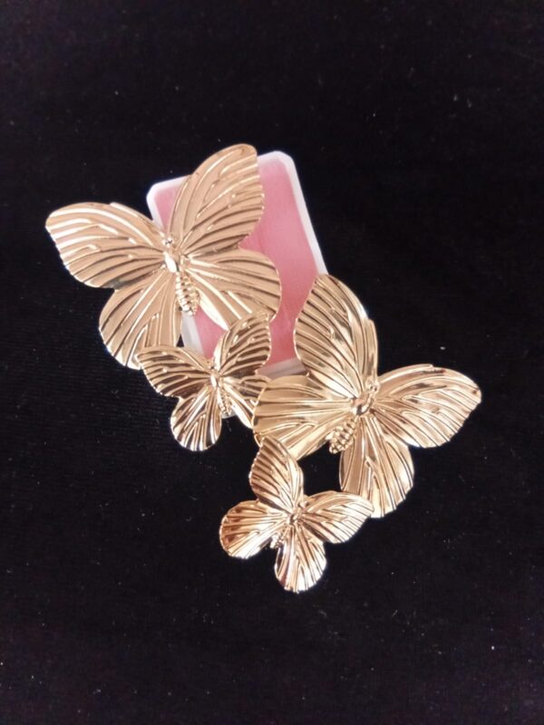Arete chunky oro laminado