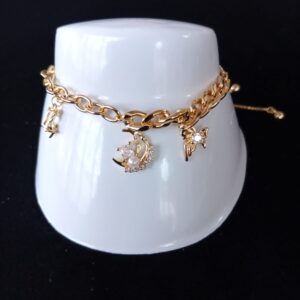 Pulsera ajustable oro laminado