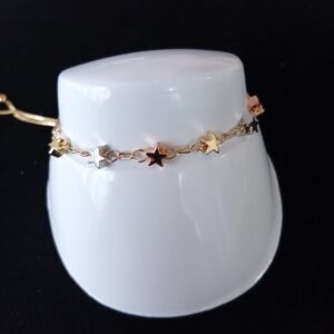Pulsera ajustable oro laminado