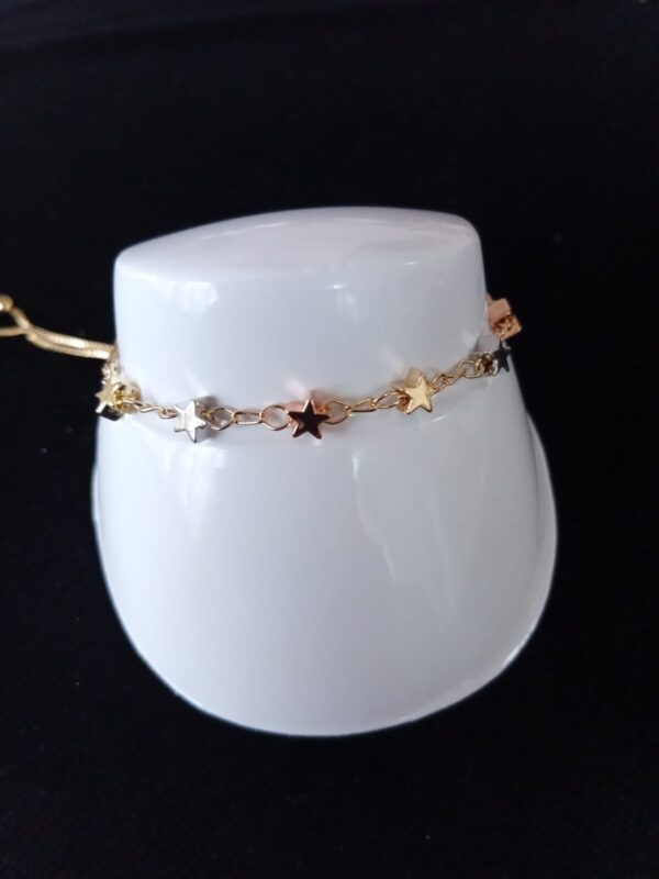 Pulsera ajustable oro laminado