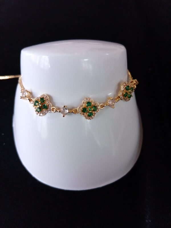 Pulsera ajustable oro laminado