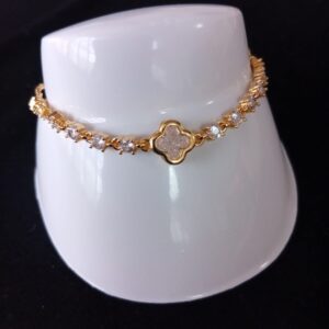 Pulsera ajustable oro laminado