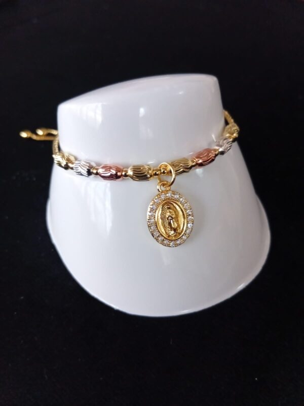Pulsera ajustable oro laminado