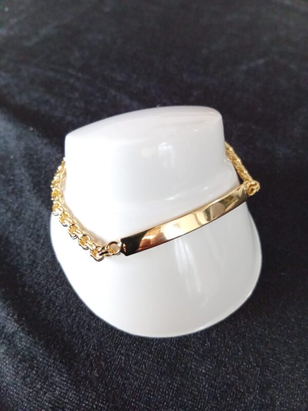 Esclava dama oro laminado