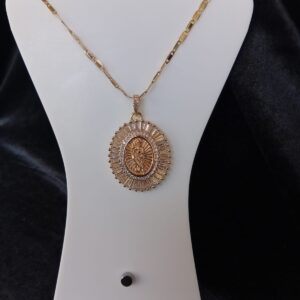 Medallon san juditas oro laminado