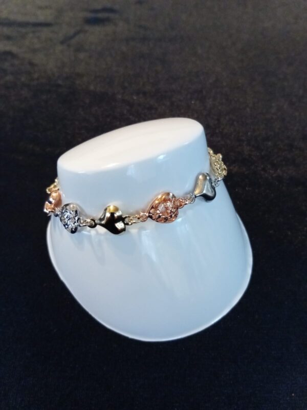 Pulsera ajustable oro laminado