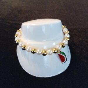 Pulsera ajustable oro laminado