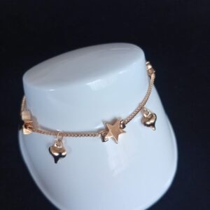Pulsera ajustable oro laminado