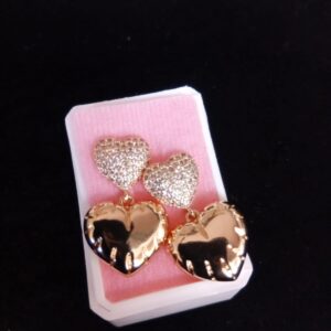 Arete chunky oro laminado