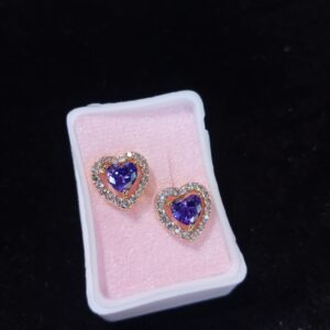 Arete poste mariposa oro laminado