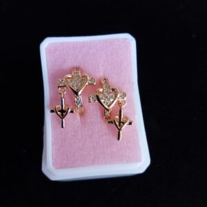 Arracada huggies oro laminado