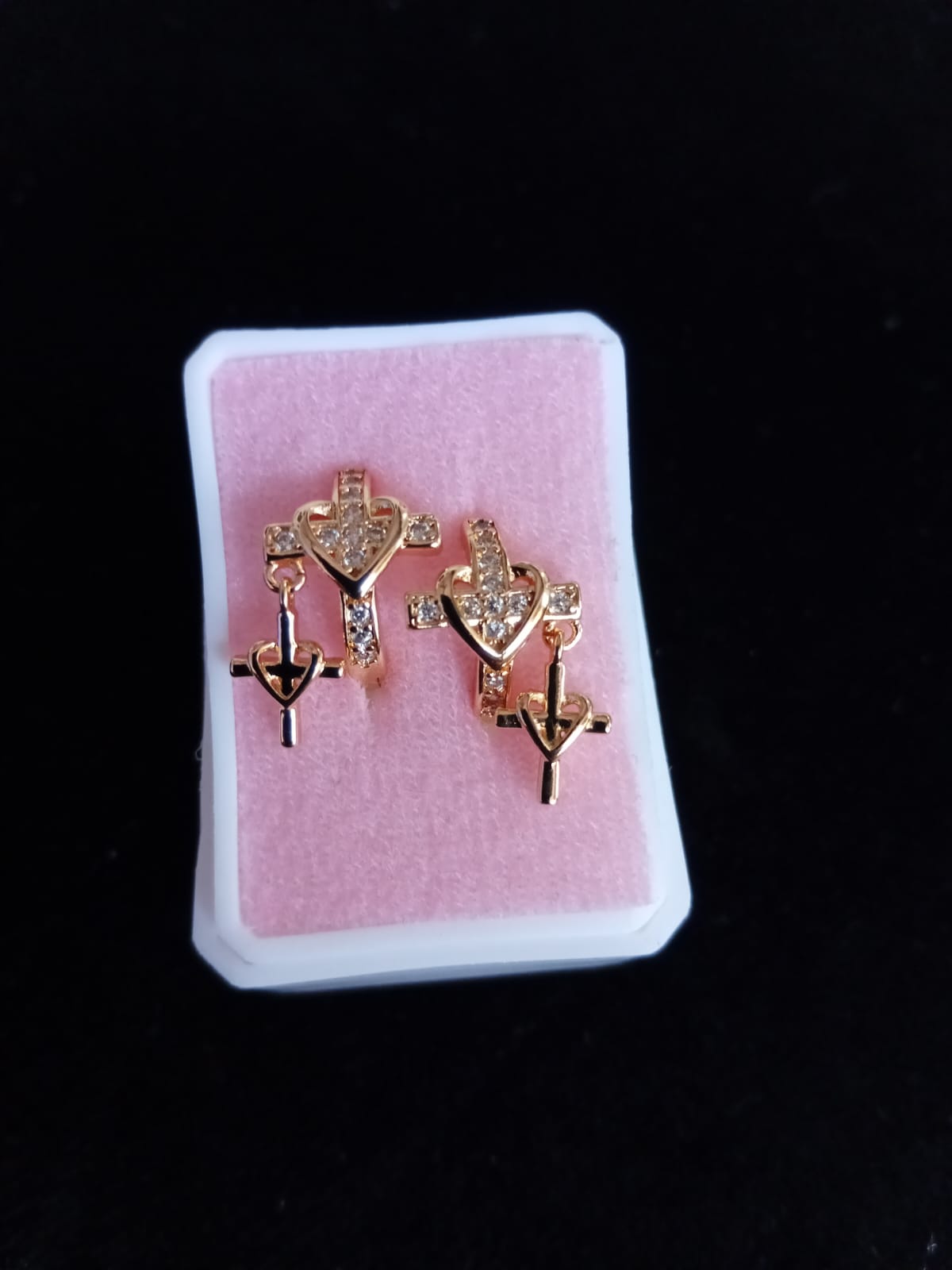 Arracada huggies oro laminado