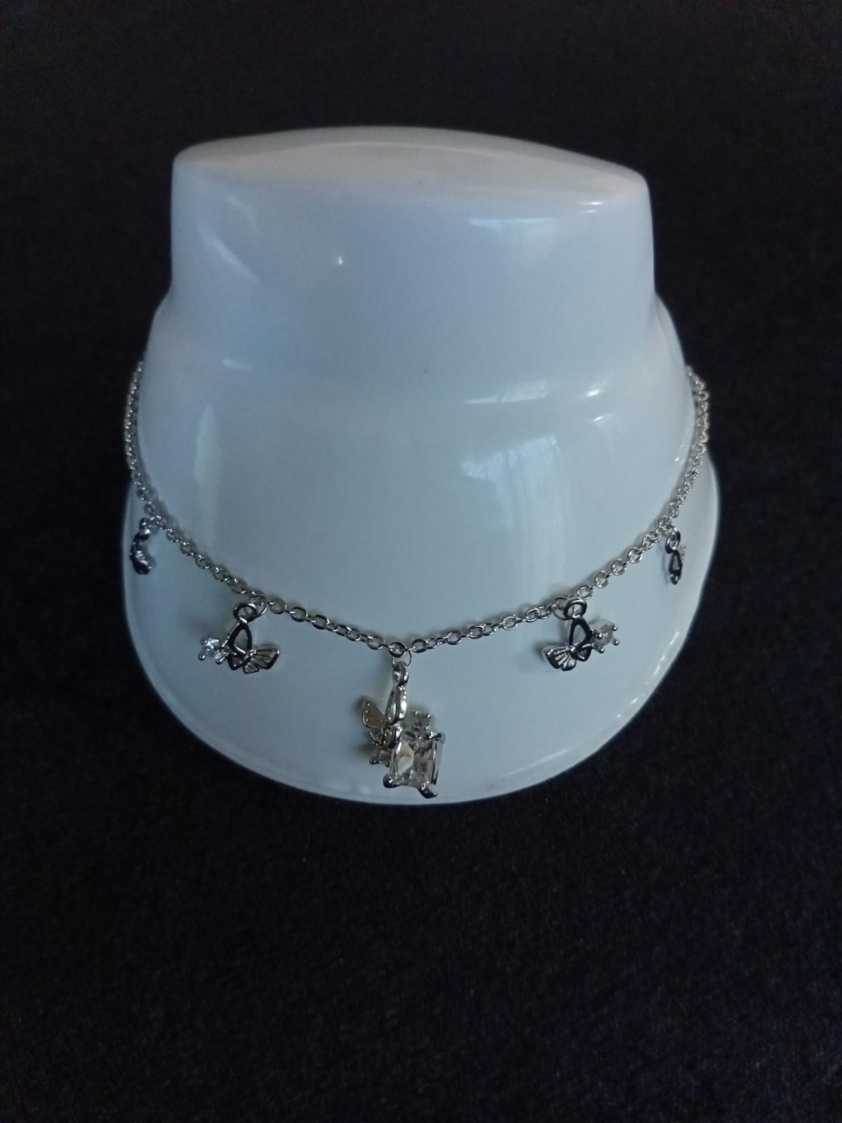 Tobillera oro laminado