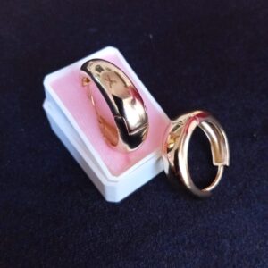 Arracada gruesa oro laminado