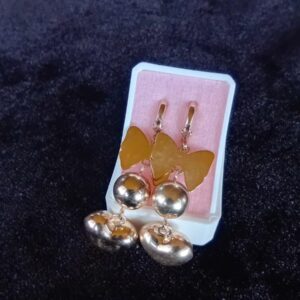 Arete chunky oro laminado