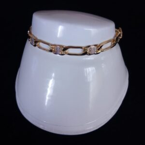 Pulsera corta niñ@s oro laminado